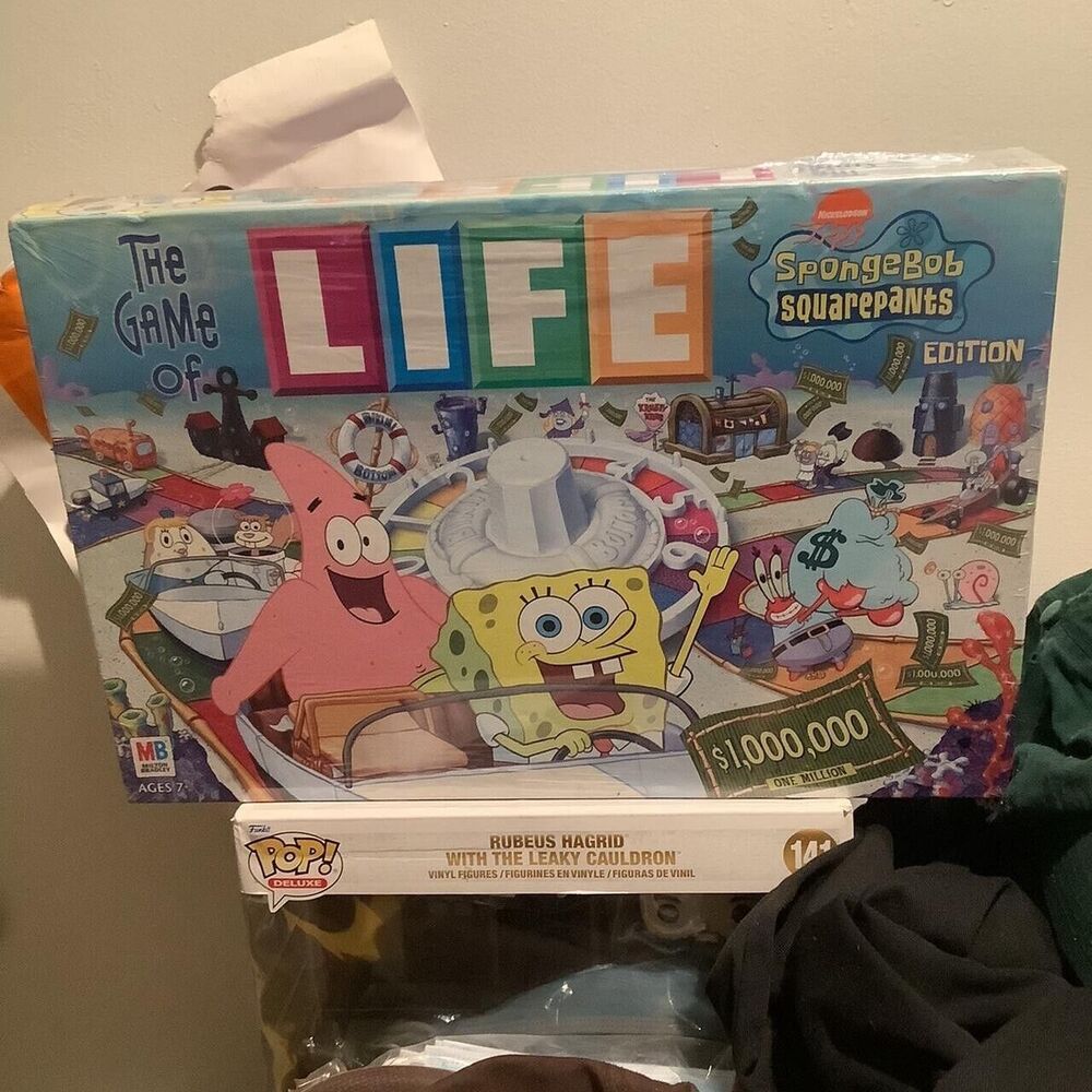 THE GAME OF LIFE Nick SpongeBob SquarePants Edition 2005 Collectors NEW & SEALED